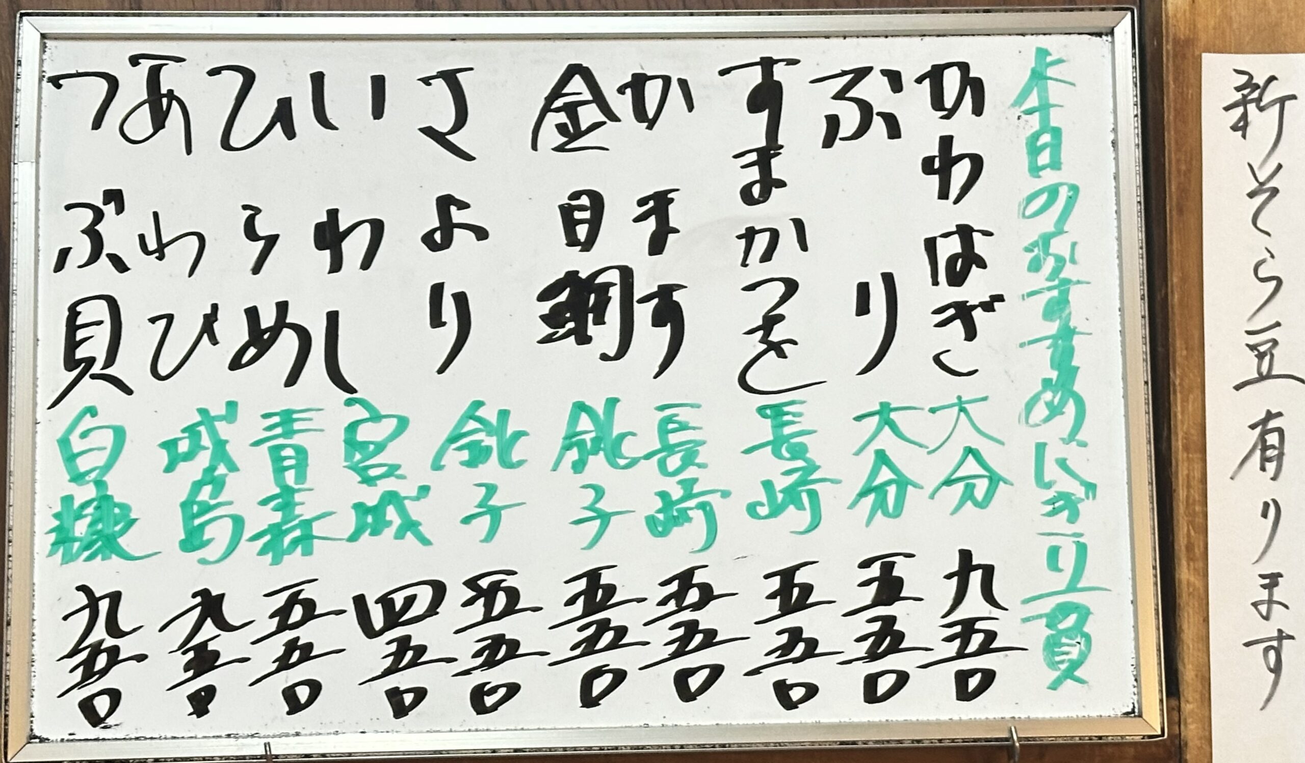 2026年1月31日本日のおすすめ握り